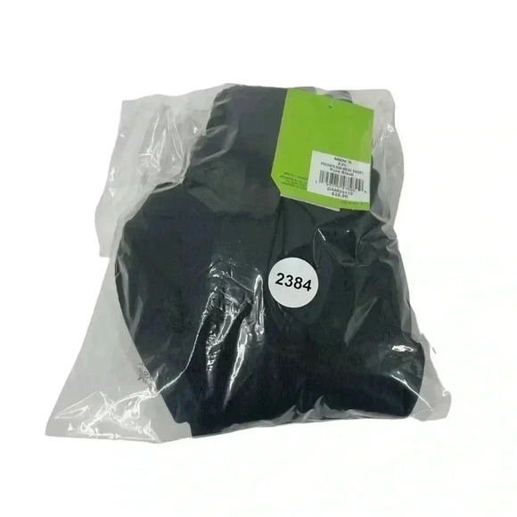 DSG POCKETLESS MESH SHORTS MENS SIZE XXL PURE BLACK ATHLETIC DRAWSTRING ATHLETE - Picture 10 of 10